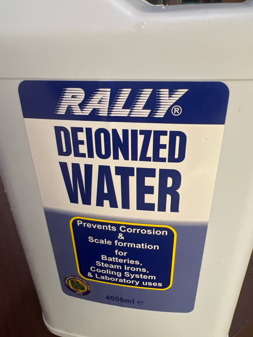 Di Ionized-Distilled Water..